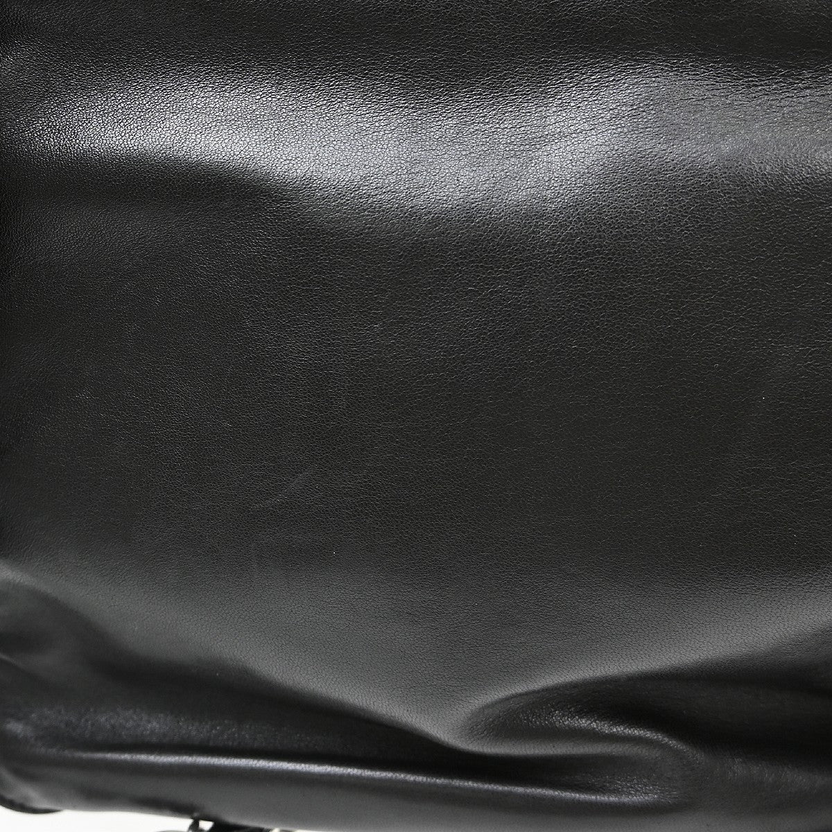 Chanel Vintage Flap Backpack Leather Black Leather Backpack Bag (Pre-Owned)