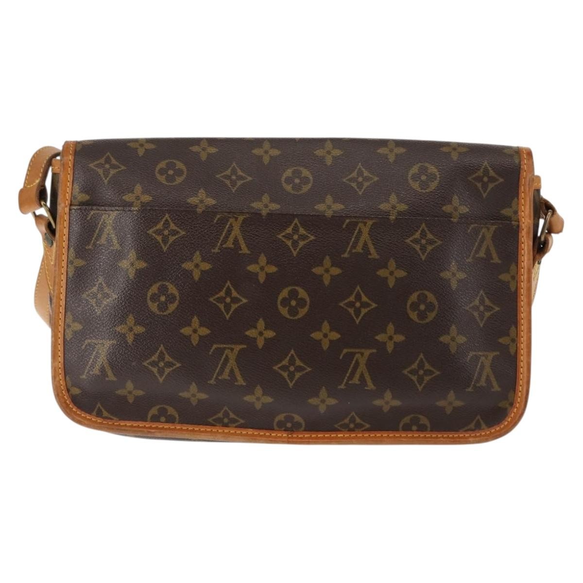 Louis Vuitton Sac Gibeciere Messenger Bag Monogram Canvas Brown Canvas Bag (Pre-Owned)