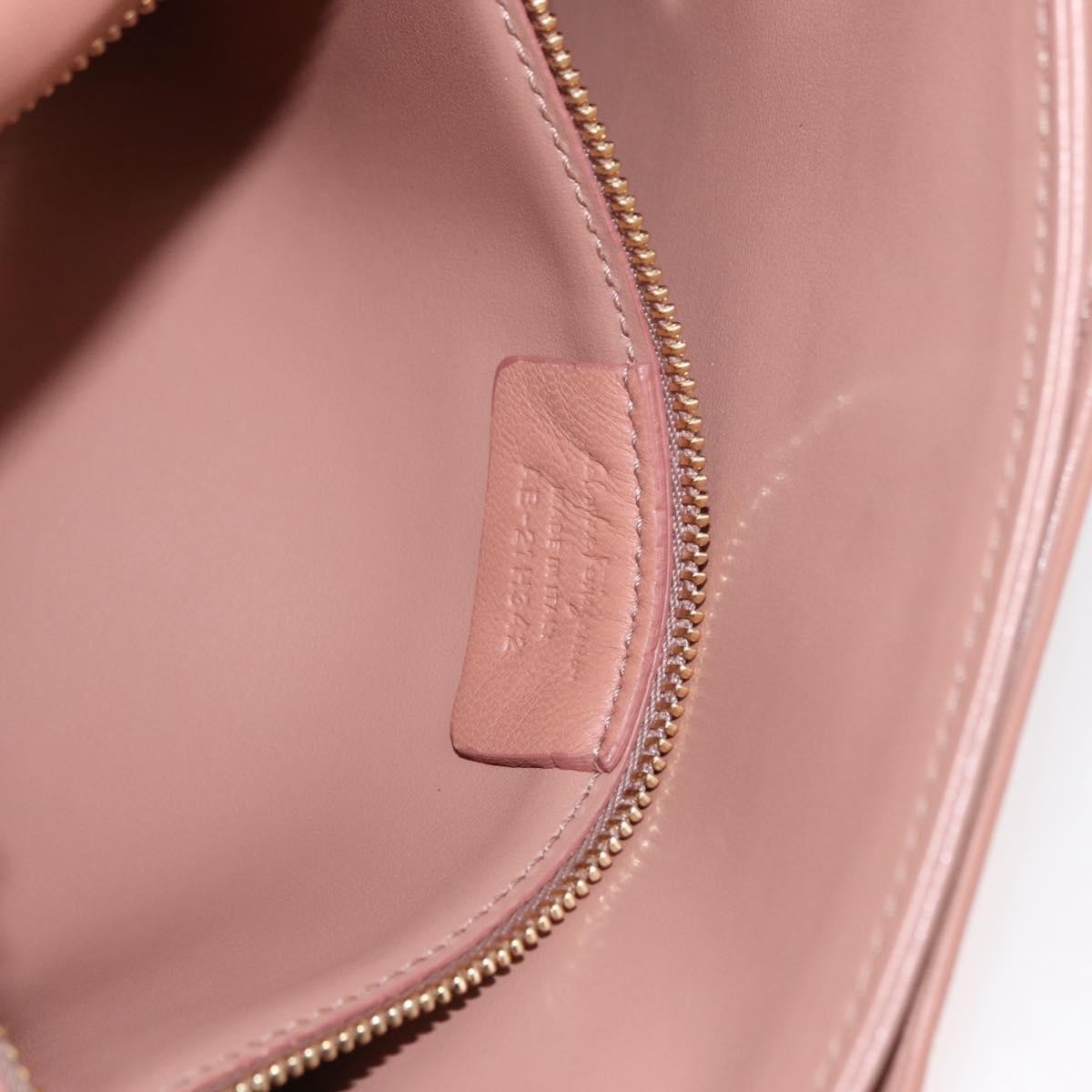 Salvatore Ferragamo Vara Soft Flap Bag Quilted Leather Pink Leather Shoulder Bag Bag (Pre-Owned)