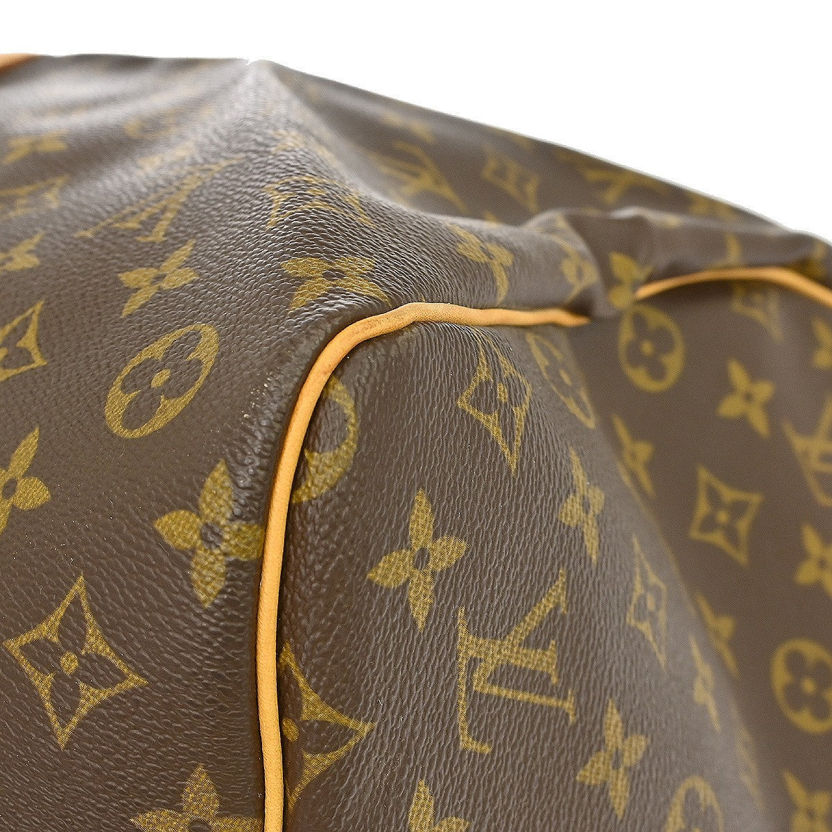 Louis Vuitton Keepall Bag Monogram Canvas Brown Canvas Travel Bag Bag (Pre-Owned)