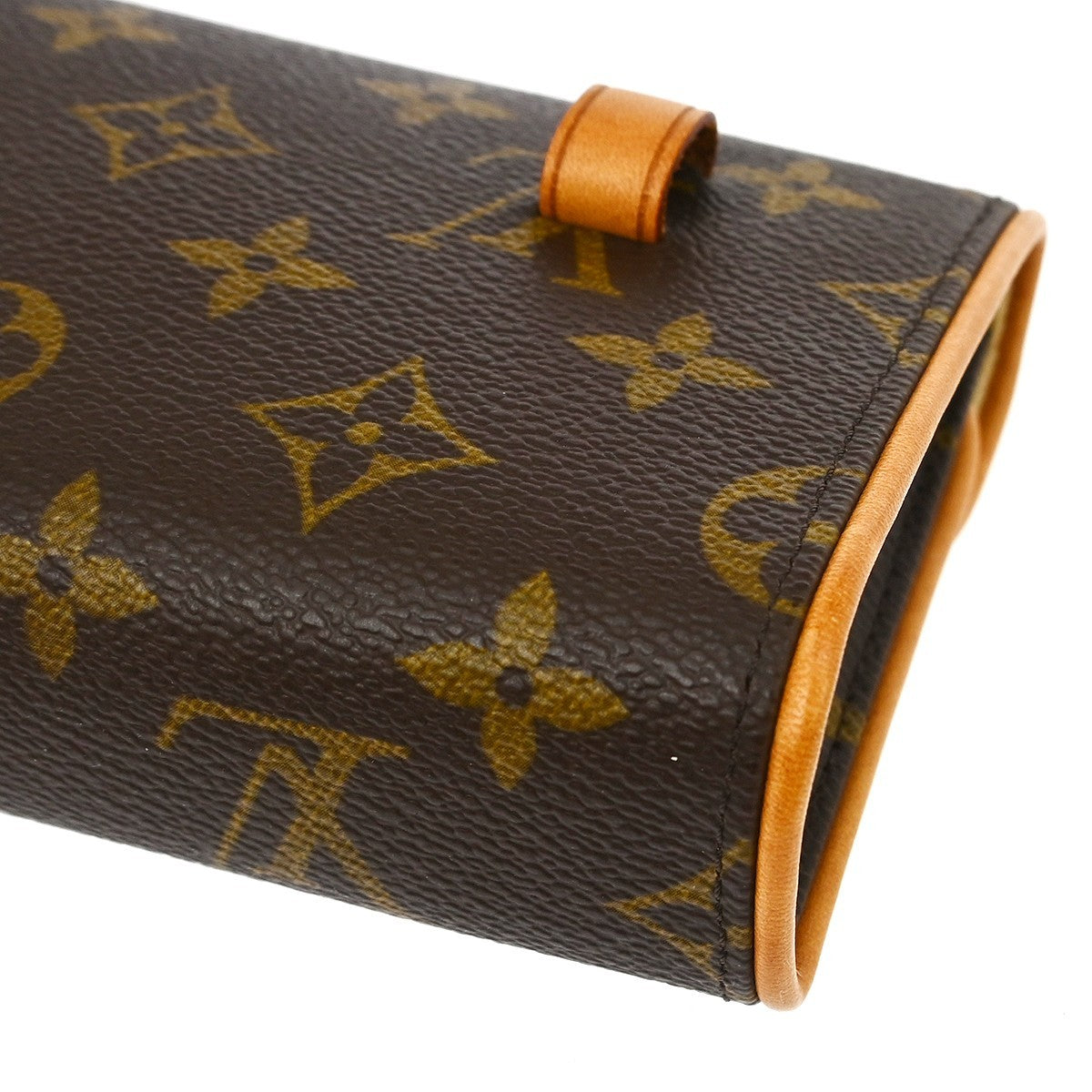 Louis Vuitton Florentine Waist Bag Monogram Canvas Brown Canvas Clutche & Pouche Bag (Pre-Owned)