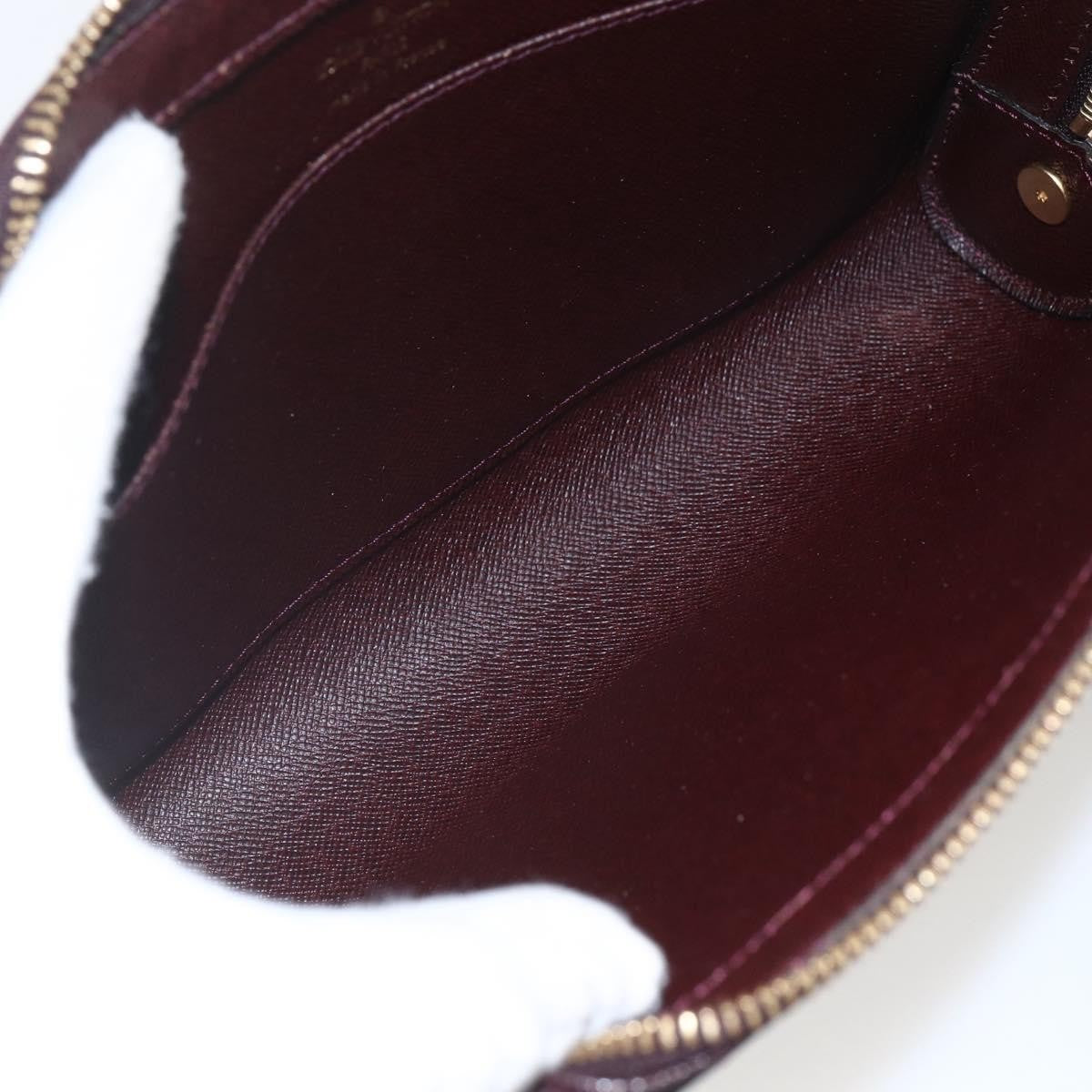 Louis Vuitton Pochette Baikal Clutch Taiga Leather Brown Leather Clutche & Pouche Bag (Pre-Owned)