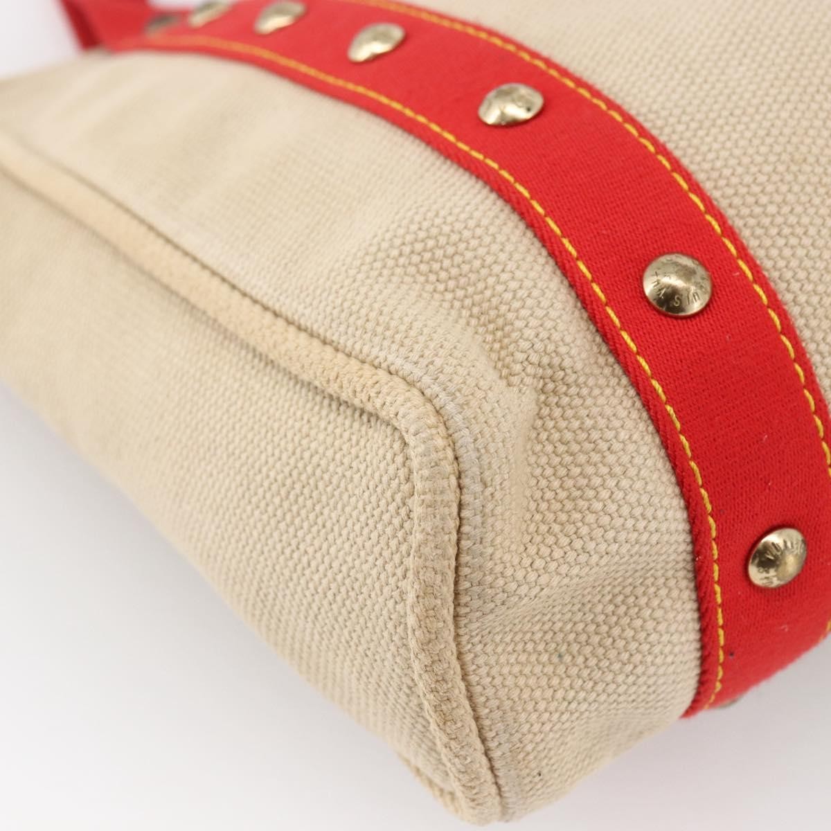 Louis Vuitton Antigua Tote Canvas Beige Canvas Tote Bag Bag (Pre-Owned)