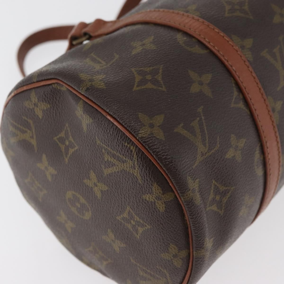 Louis Vuitton Papillon Handbag Monogram Canvas Brown Canvas Handbag (Pre-Owned)