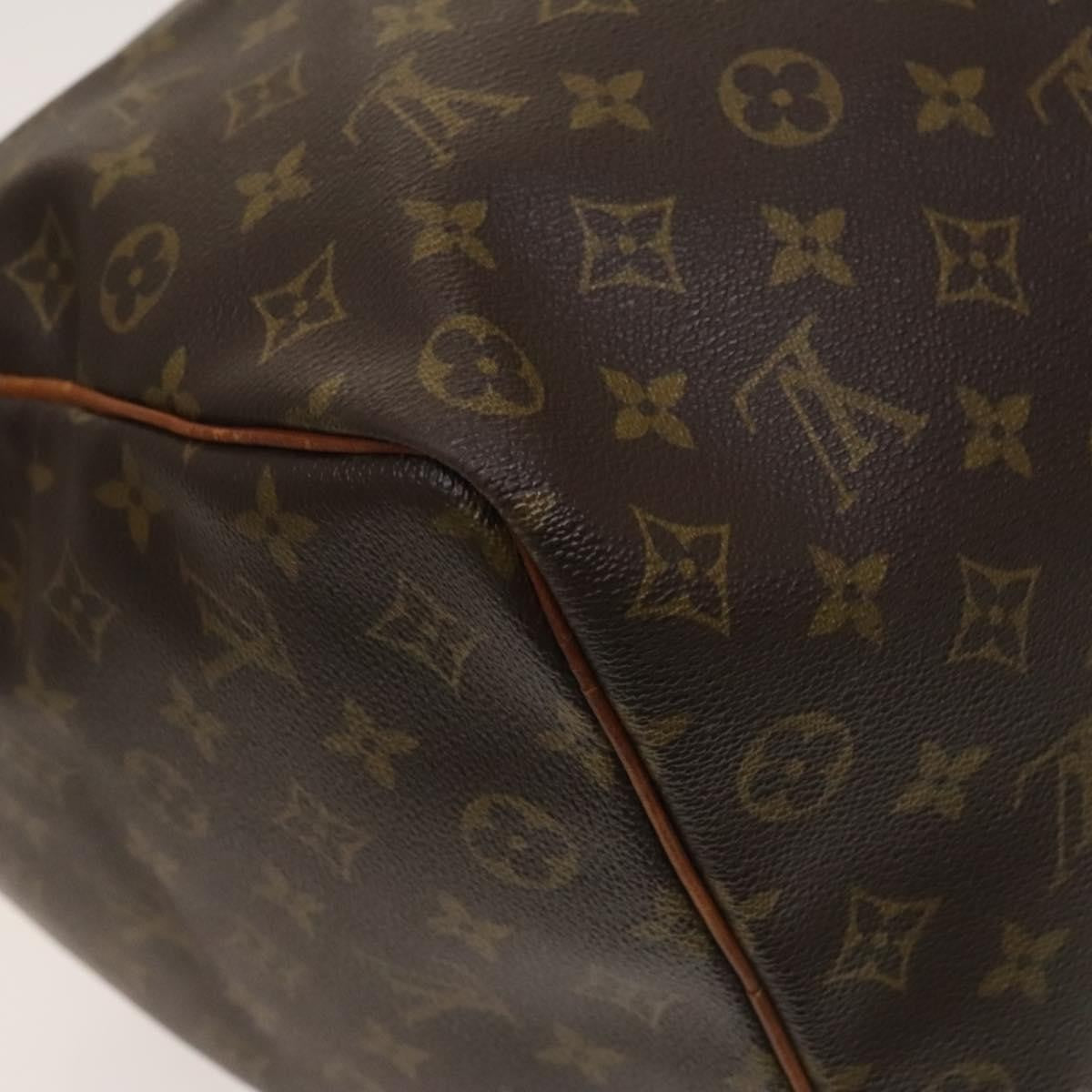 Louis Vuitton Keepall Bag Monogram Canvas Brown Canvas Travel Bag Bag (Pre-Owned)