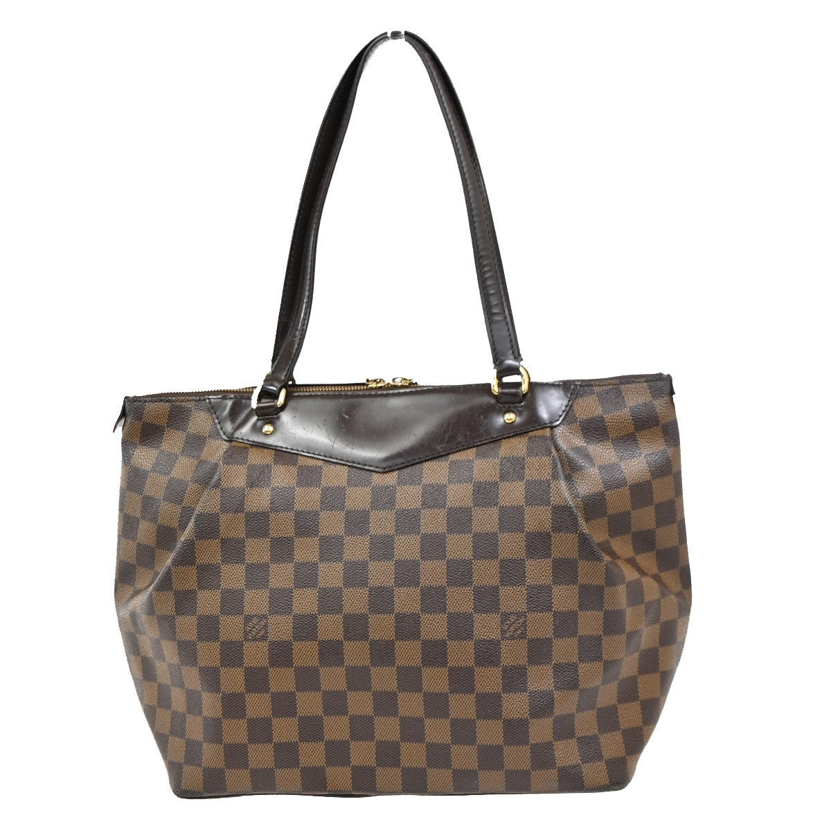 Louis Vuitton Westminster Handbag Damier Brown Canvas Tote Bag Bag (Pre-Owned)