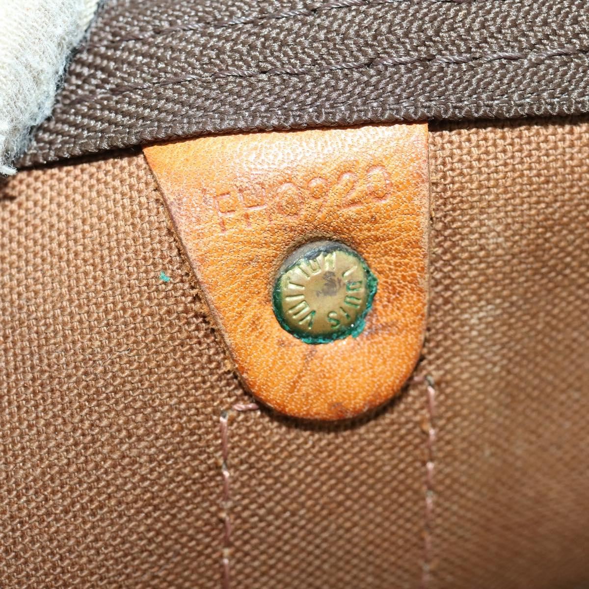Louis Vuitton Keepall Bandouliere Bag Monogram Canvas Brown Canvas Travel Bag Bag (Pre-Owned)
