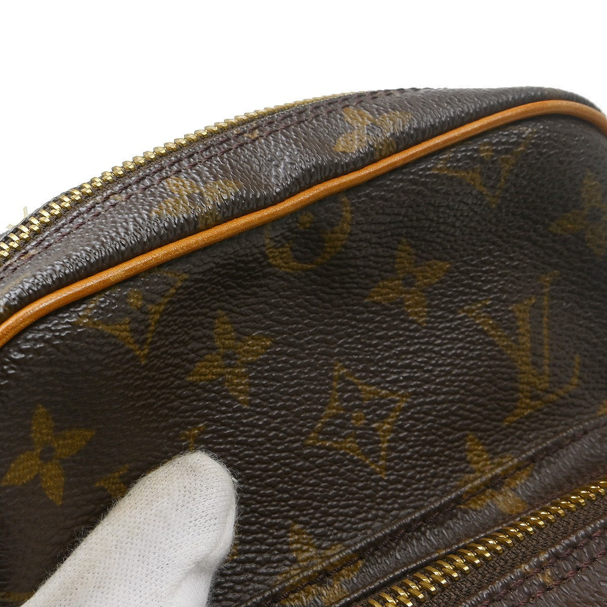 Louis Vuitton Amazone Bag Monogram Canvas Brown Canvas Shoulder Bag Bag (Pre-Owned)