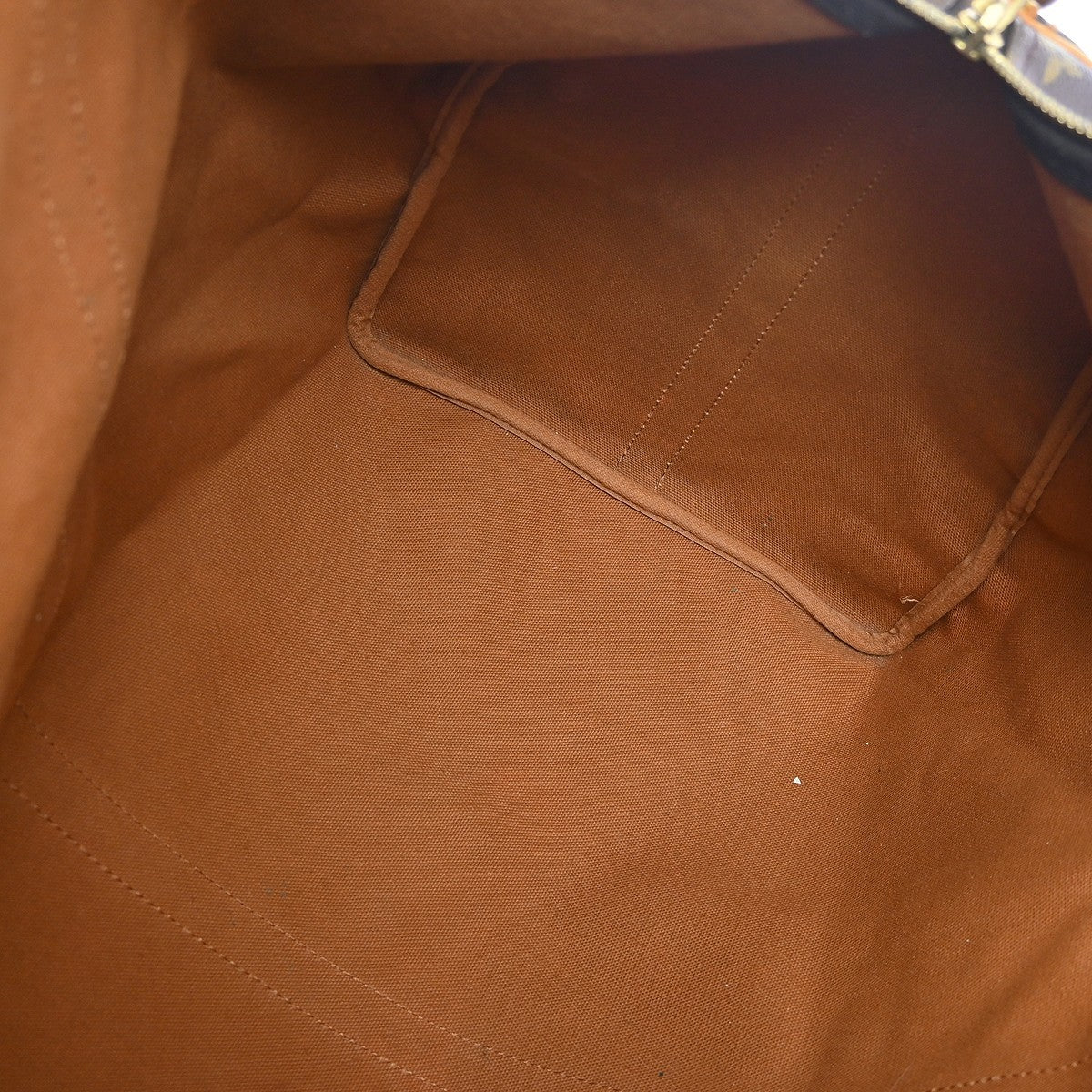 Louis Vuitton Keepall Bandouliere Bag Monogram Canvas Brown Canvas Travel Bag Bag (Pre-Owned)