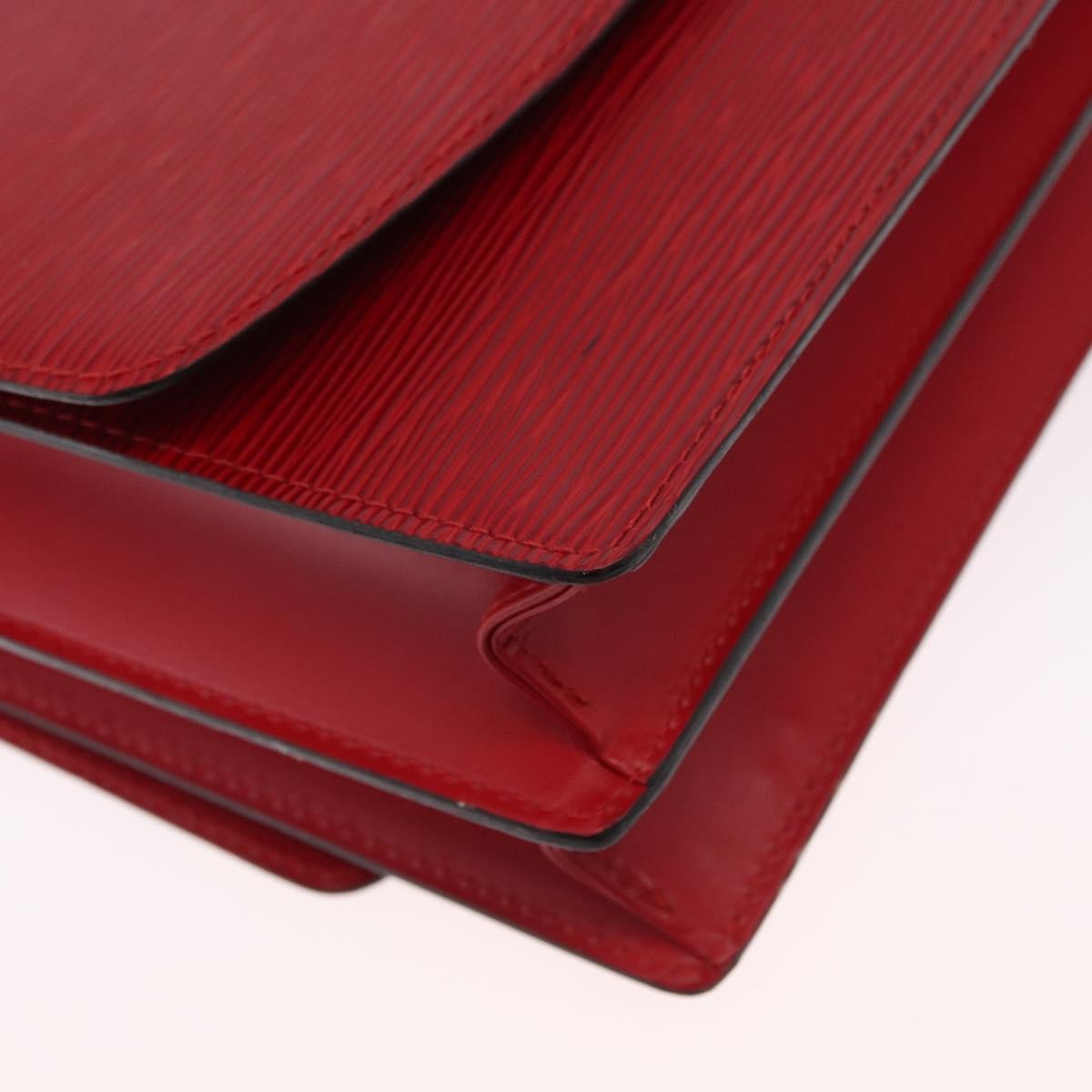 Louis Vuitton Grenelle Shoulder Bag Epi Leather Red Leather Shoulder Bag Bag (Pre-Owned)