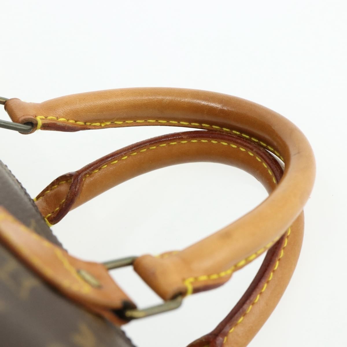 Louis Vuitton Speedy Handbag Monogram Canvas Brown Canvas Handbag (Pre-Owned)