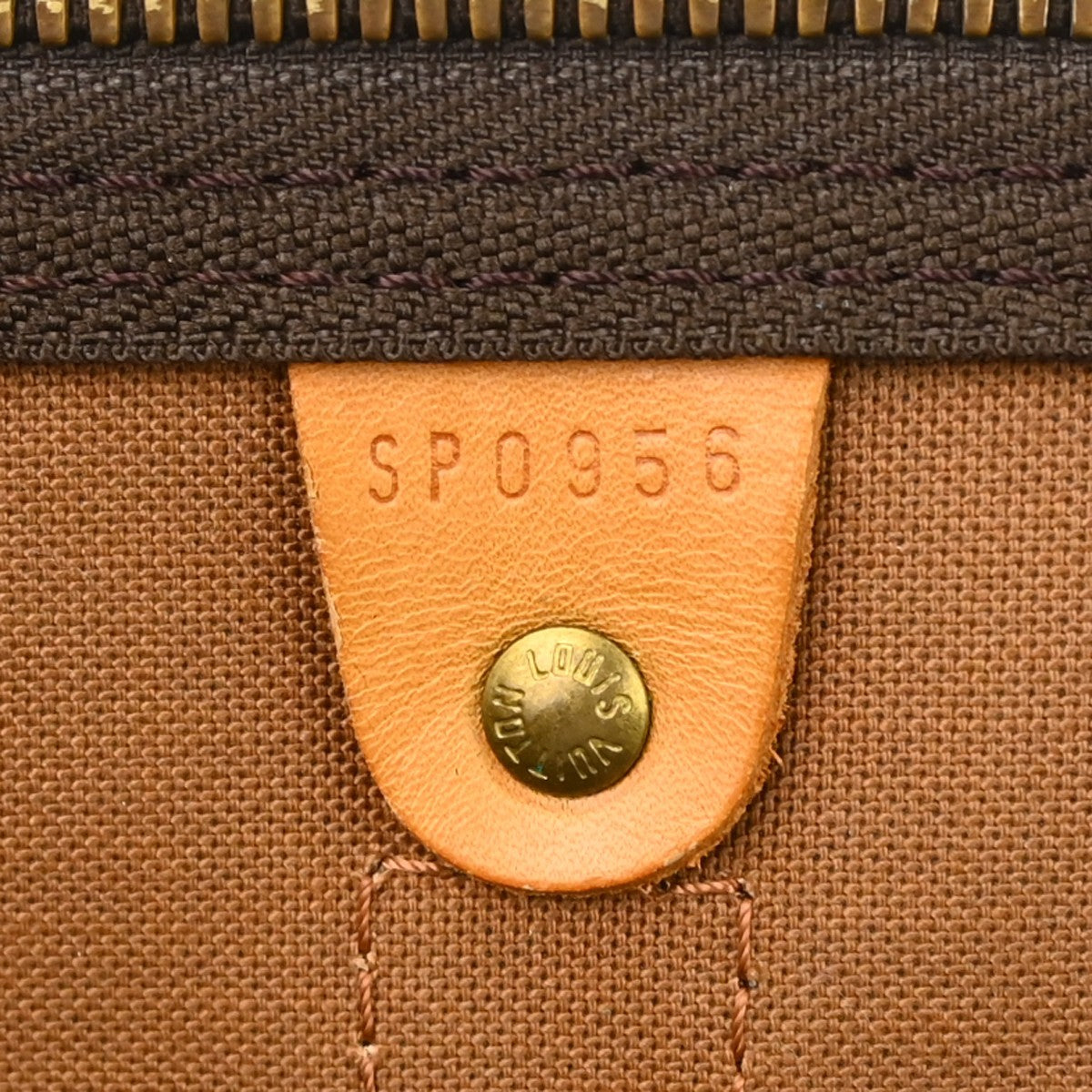 Louis Vuitton Keepall Bag Monogram Canvas Brown Canvas Travel Bag Bag (Pre-Owned)