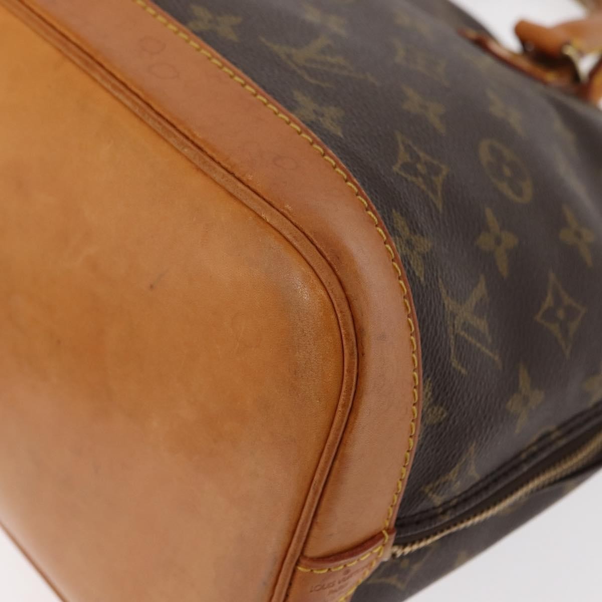 Louis Vuitton Vintage Alma Handbag Monogram Canvas Brown Canvas Handbag (Pre-Owned)