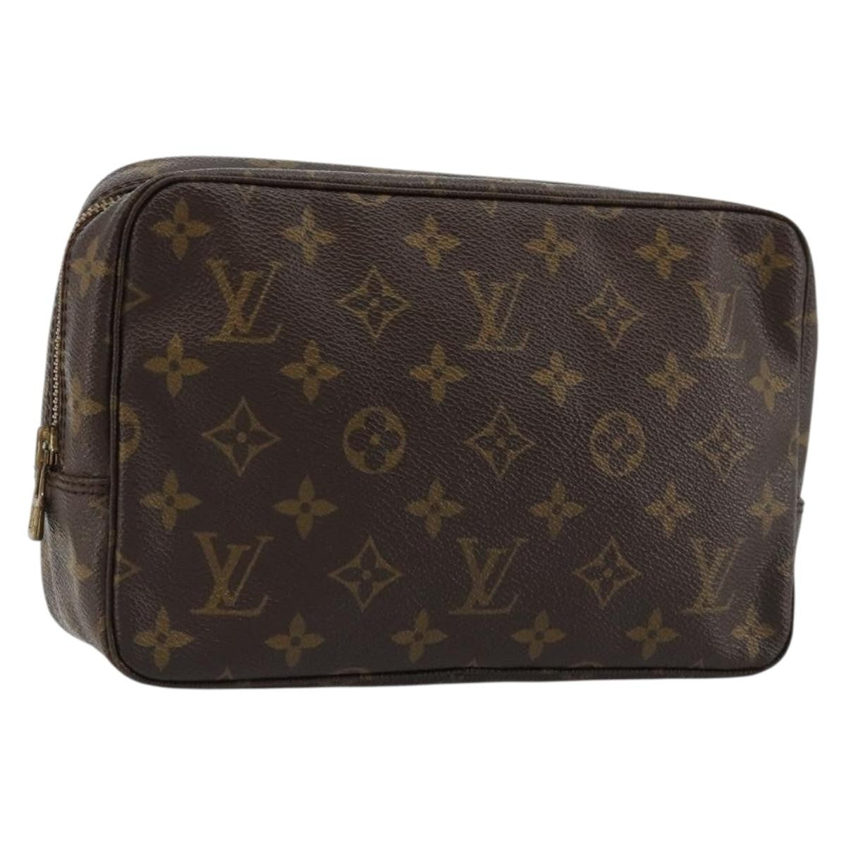 Louis Vuitton Trousse Toiletry Pouch Monogram Canvas Brown Canvas Toiletry Case Accessory (Pre-Owned)