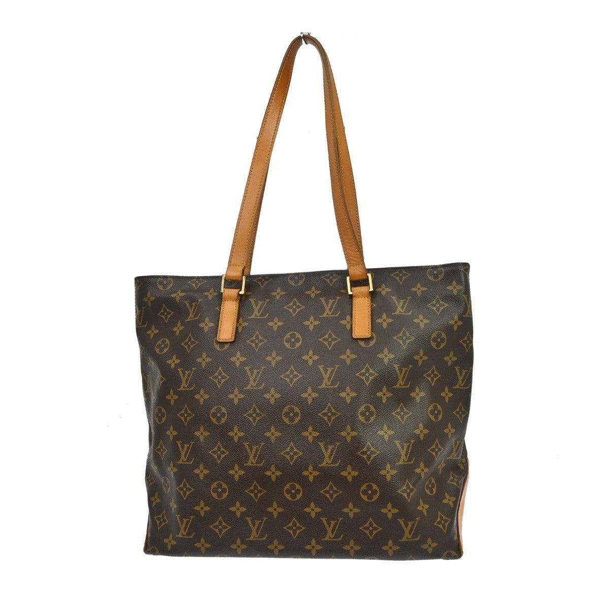 Louis Vuitton Cabas Mezzo Monogram Canvas Brown Canvas Tote Bag Bag (Pre-Owned)