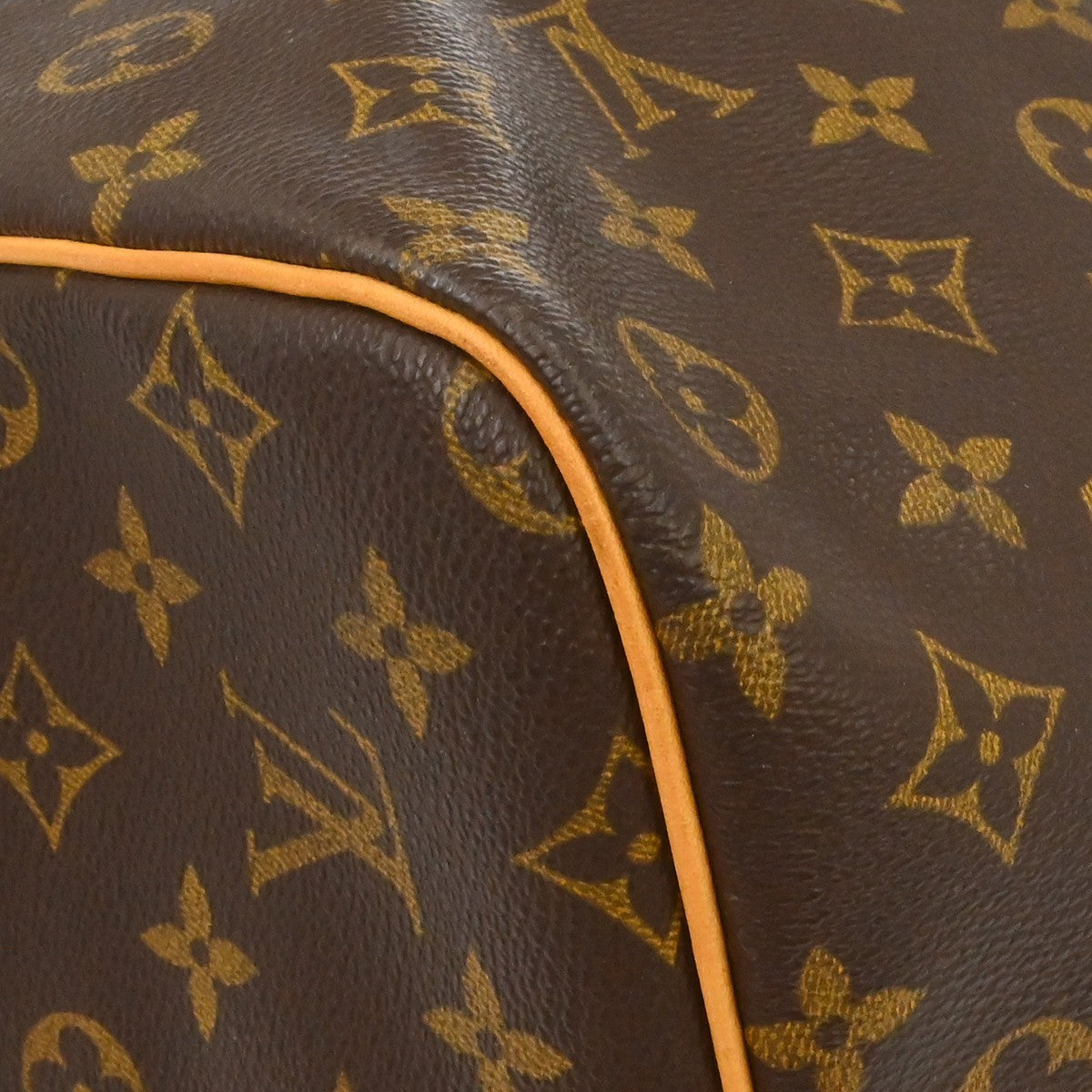 Louis Vuitton Keepall Bandouliere Bag Monogram Canvas Brown Canvas Travel Bag Bag (Pre-Owned)