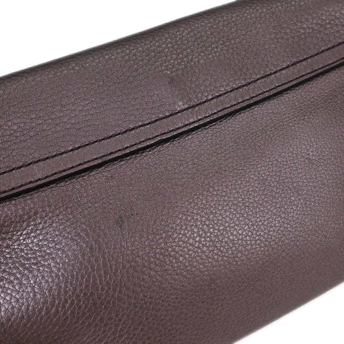 Gucci Soho Chain Crossbody Bag Leather Purple Leather Shoulder Bag Bag (Pre-Owned)