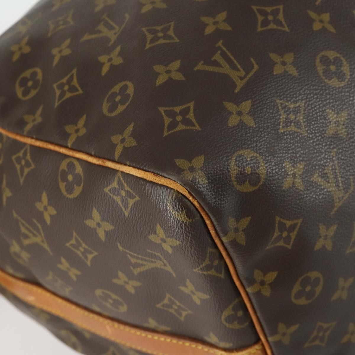 Louis Vuitton Keepall Bandouliere Bag Monogram Canvas Brown Canvas Travel Bag Bag (Pre-Owned)