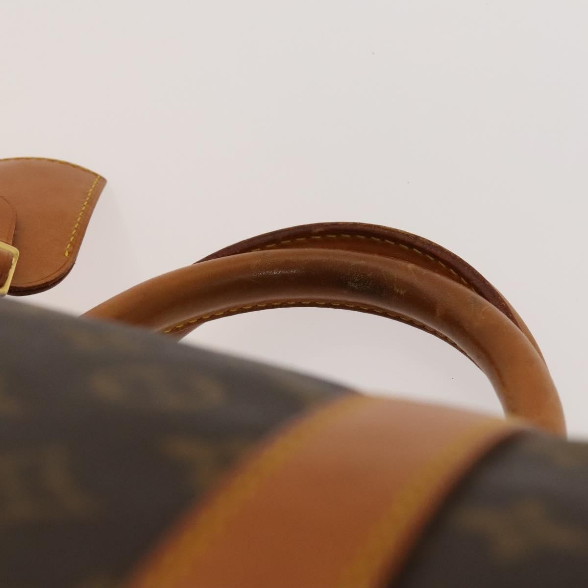 Louis Vuitton Keepall Bag Monogram Canvas Brown Canvas Travel Bag Bag (Pre-Owned)