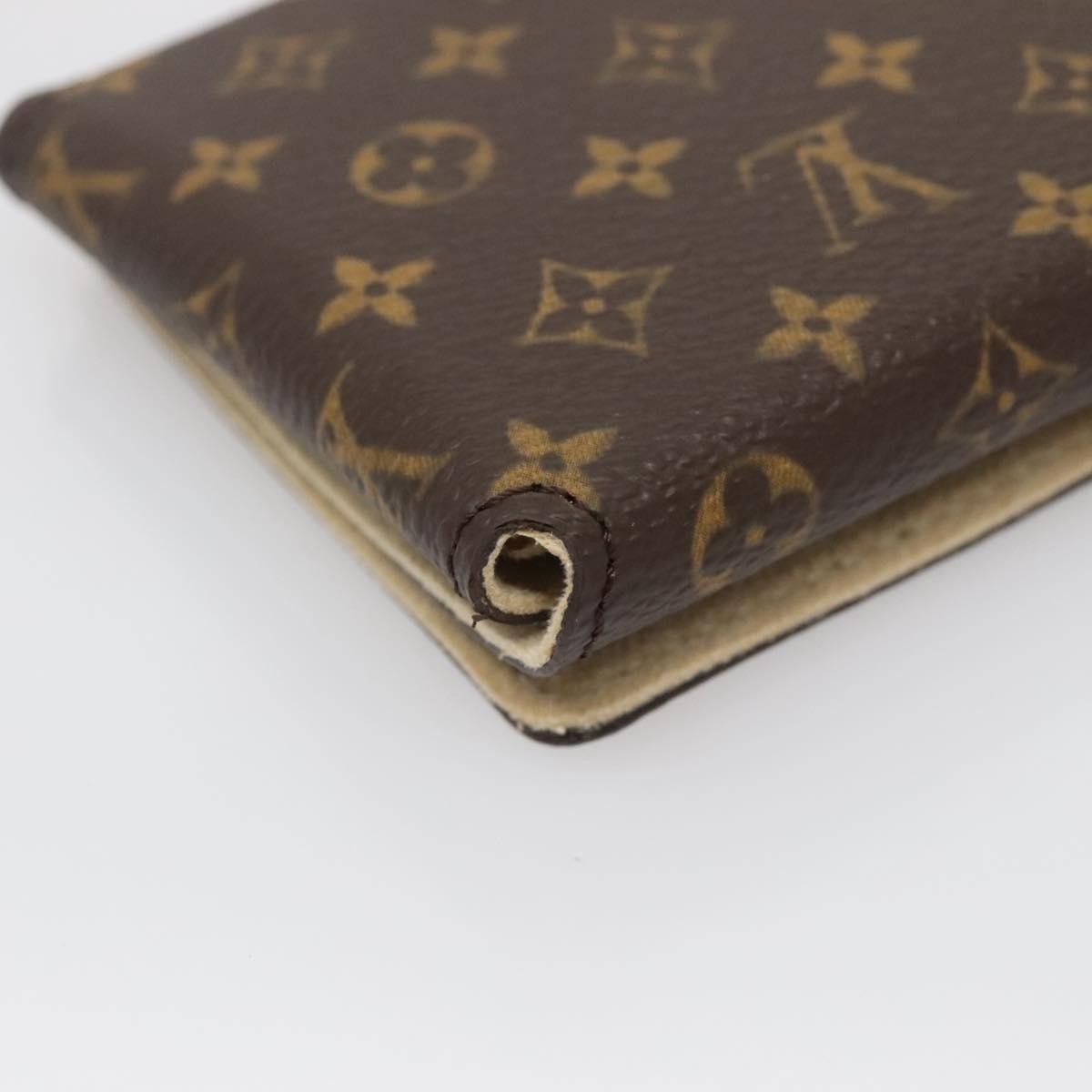 Louis Vuitton Case Jewelry Box Canvas Brown Canvas Wallets Accessory (Pre-Owned)