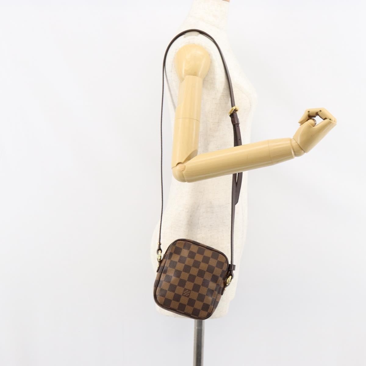 Louis Vuitton Rift Handbag Damier Brown Canvas Shoulder Bag Bag (Pre-Owned)