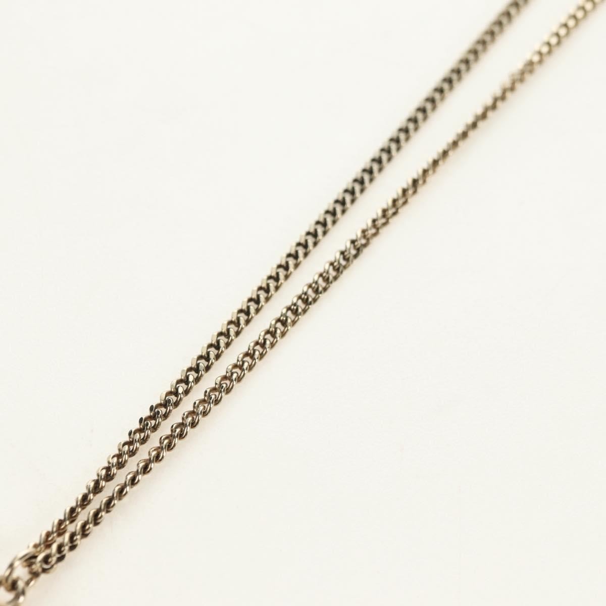 Chanel Feather Cc Pendant Necklace Metal Gold Metal Necklace Jewelry (Pre-Owned)