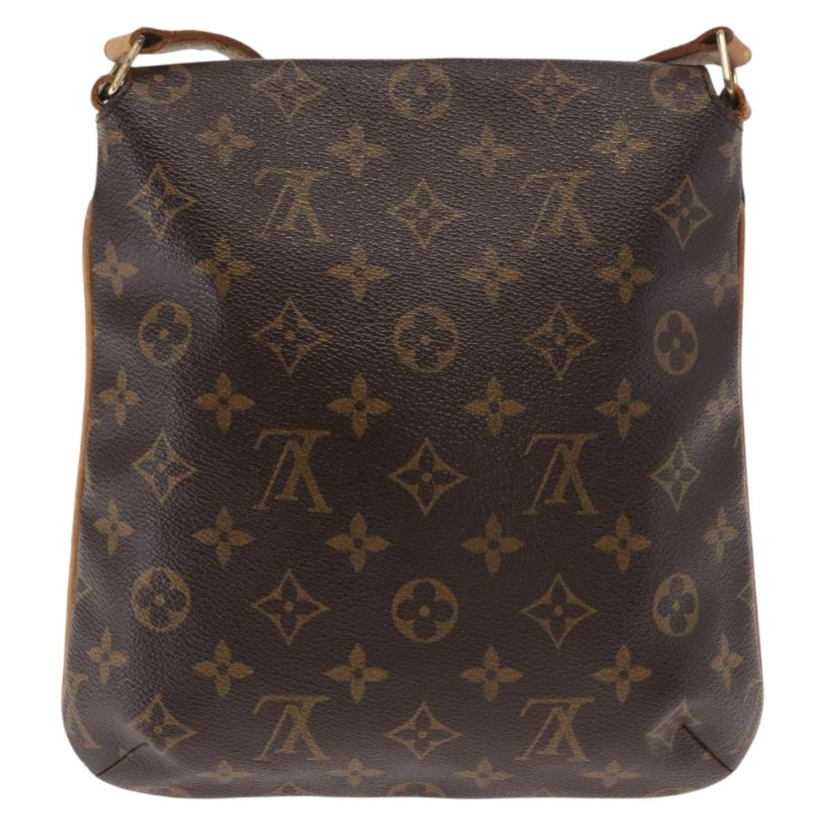 Louis Vuitton Musette Salsa Handbag Monogram Canvas Brown Canvas Shoulder Bag Bag (Pre-Owned)
