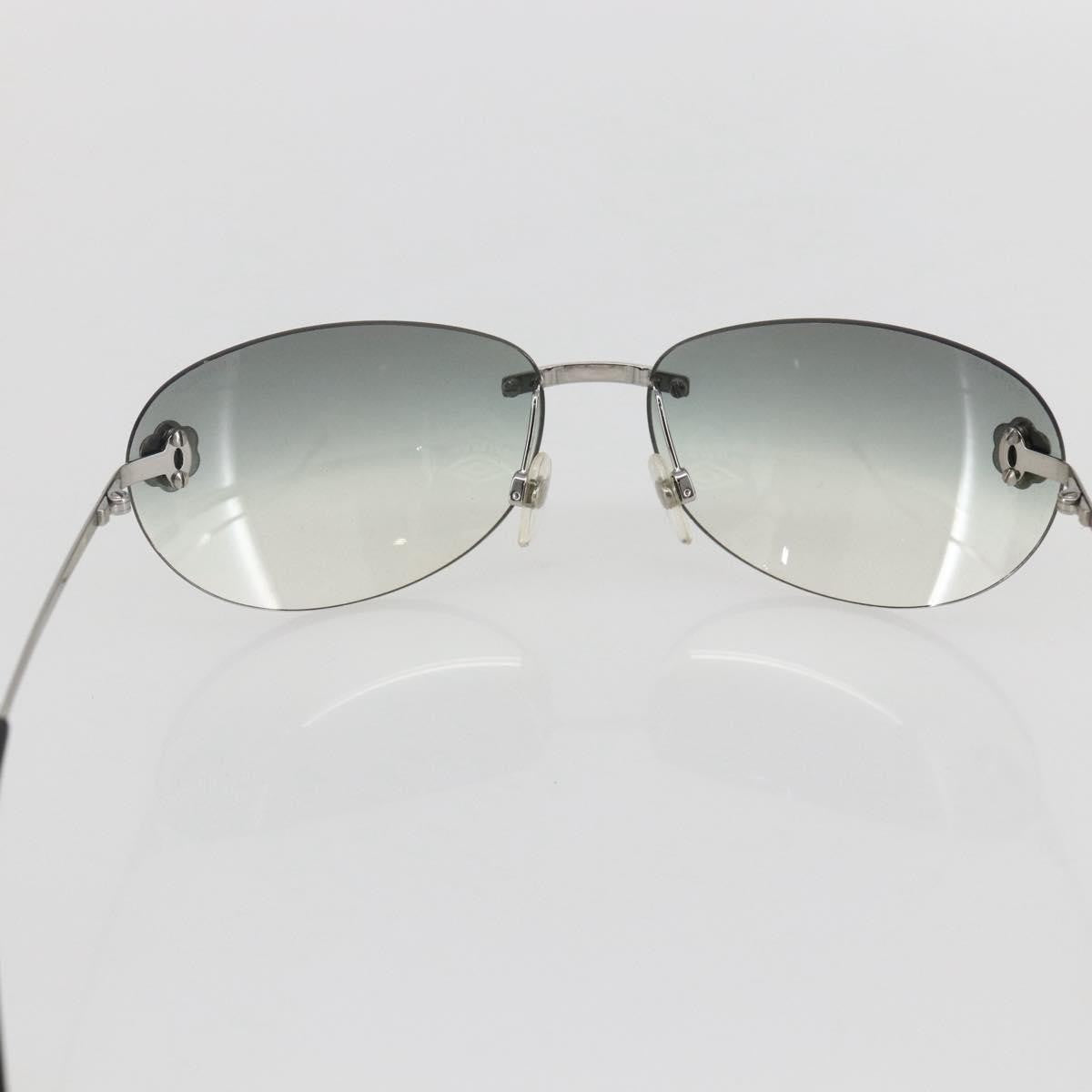 Chanel Camélia Sunglasses Metal Black Metal Sunglasse Accessory (Pre-Owned)