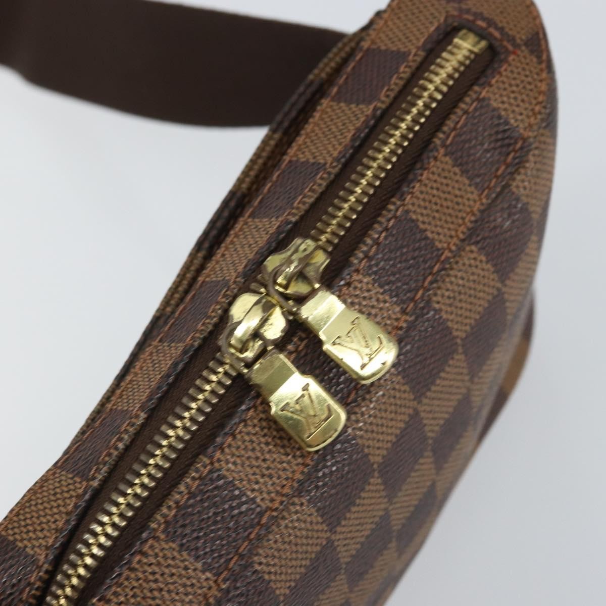 Louis Vuitton Geronimos Waist Bag Damier Brown Canvas Shoulder Bag Bag (Pre-Owned)
