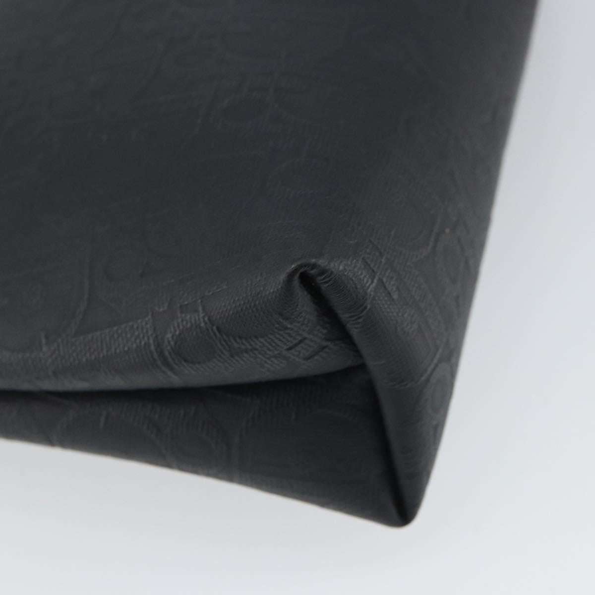 Christian Dior Trotter Pouch Canvas Black Canvas Clutche & Pouche Bag (Pre-Owned)