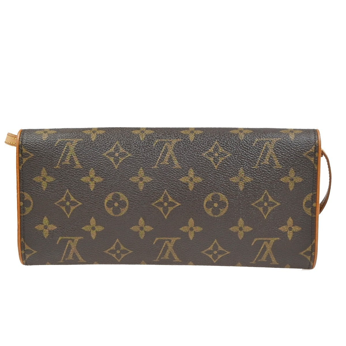 Louis Vuitton Twin Handbag Monogram Canvas Brown Canvas Clutche & Pouche Bag (Pre-Owned)