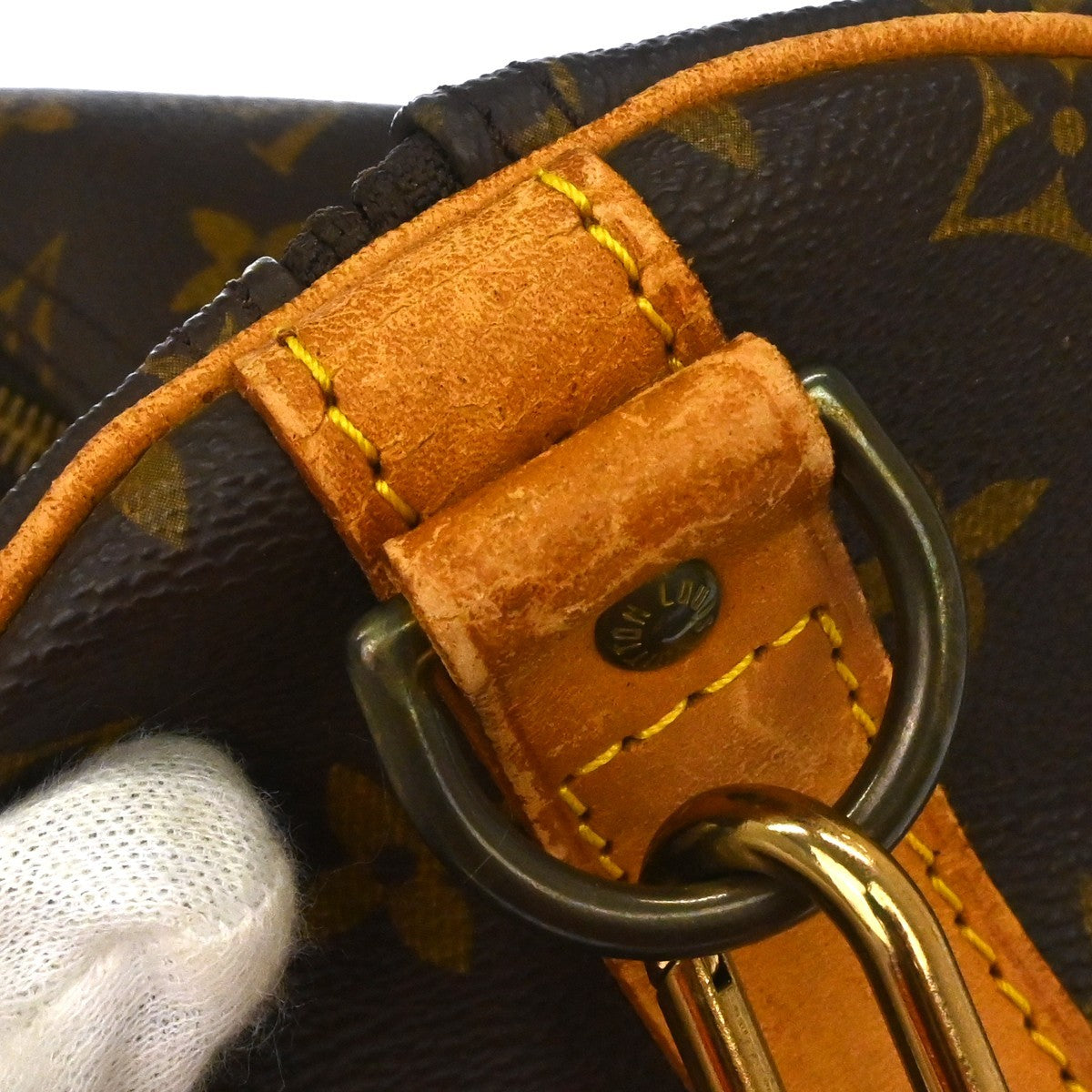 Louis Vuitton Keepall Bandouliere Bag Monogram Canvas Brown Canvas Travel Bag Bag (Pre-Owned)