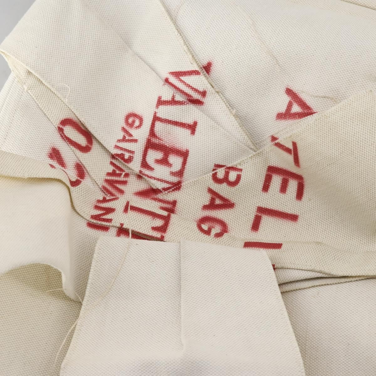 Valentino Garavani Atelier 02 Tote Canvas White Canvas Tote Bag Bag (Pre-Owned)