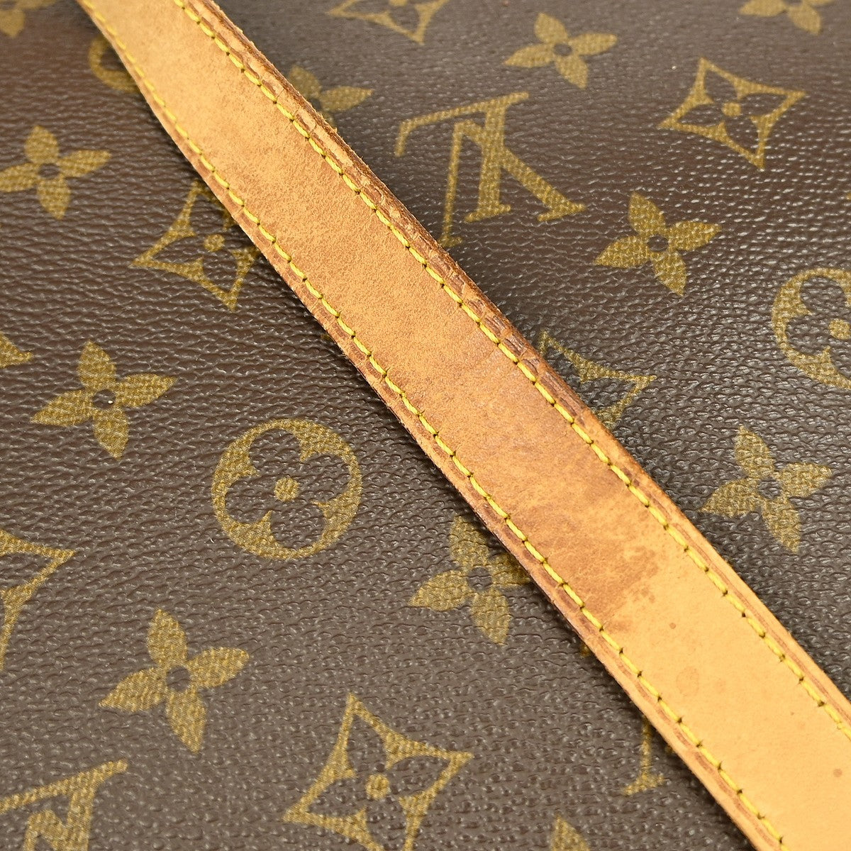 Louis Vuitton Cabas Mezzo Monogram Canvas Brown Canvas Tote Bag Bag (Pre-Owned)
