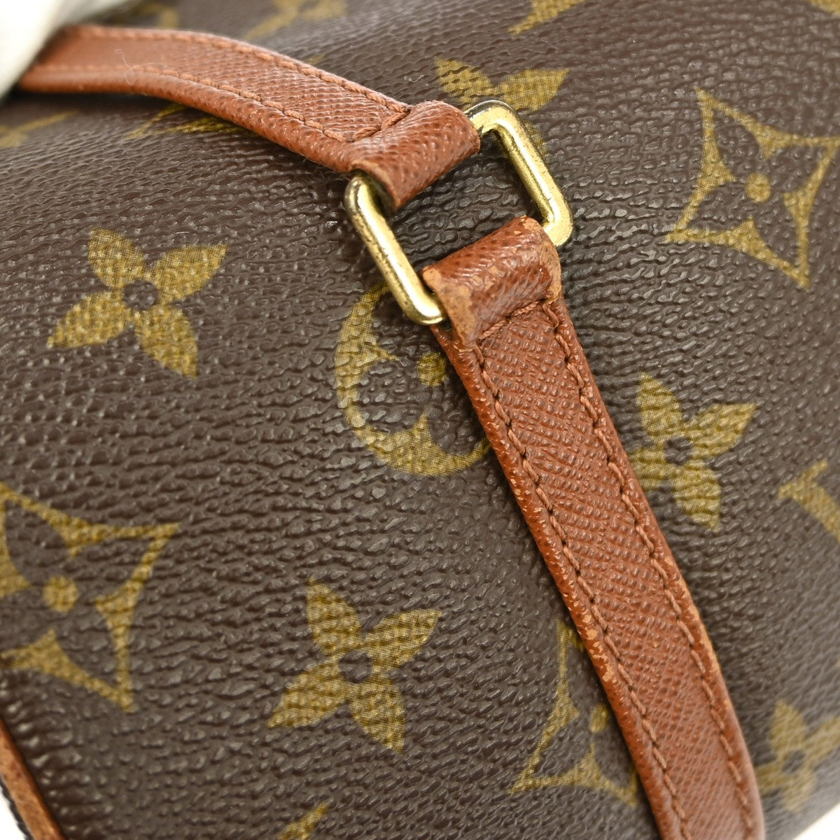 Louis Vuitton Papillon Handbag Monogram Canvas Brown Canvas Handbag (Pre-Owned)