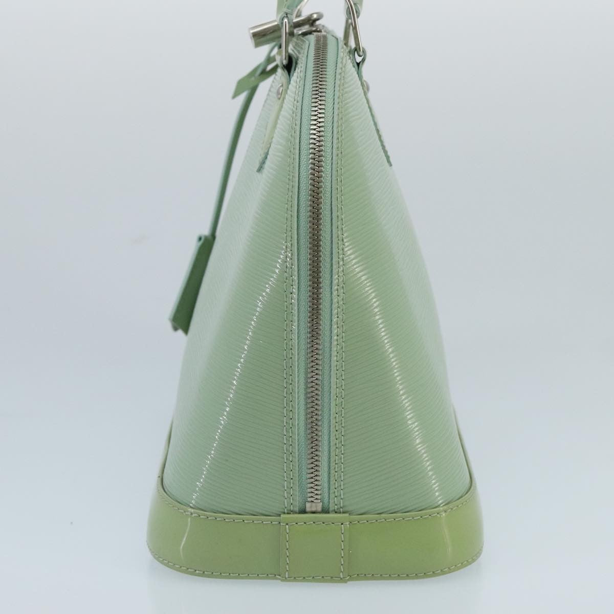 Louis Vuitton Alma Handbag Electric Epi Leather Green Patent_Leather Handbag (Pre-Owned)