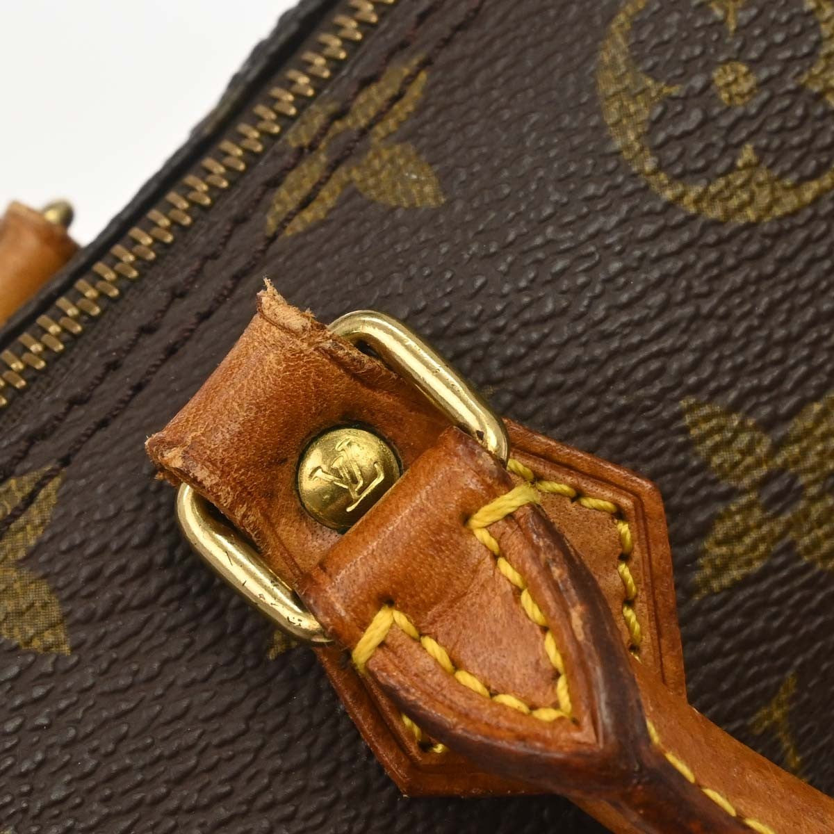Louis Vuitton Speedy Mini Hl Handbag Monogram Canvas Brown Canvas Handbag (Pre-Owned)