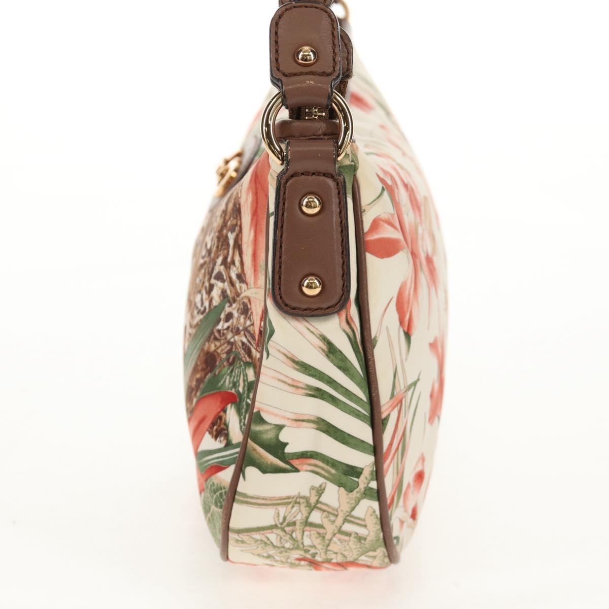 Salvatore Ferragamo Gancini Shoulder Bag Nylon Multicolour Nylon Shoulder Bag Bag (Pre-Owned)