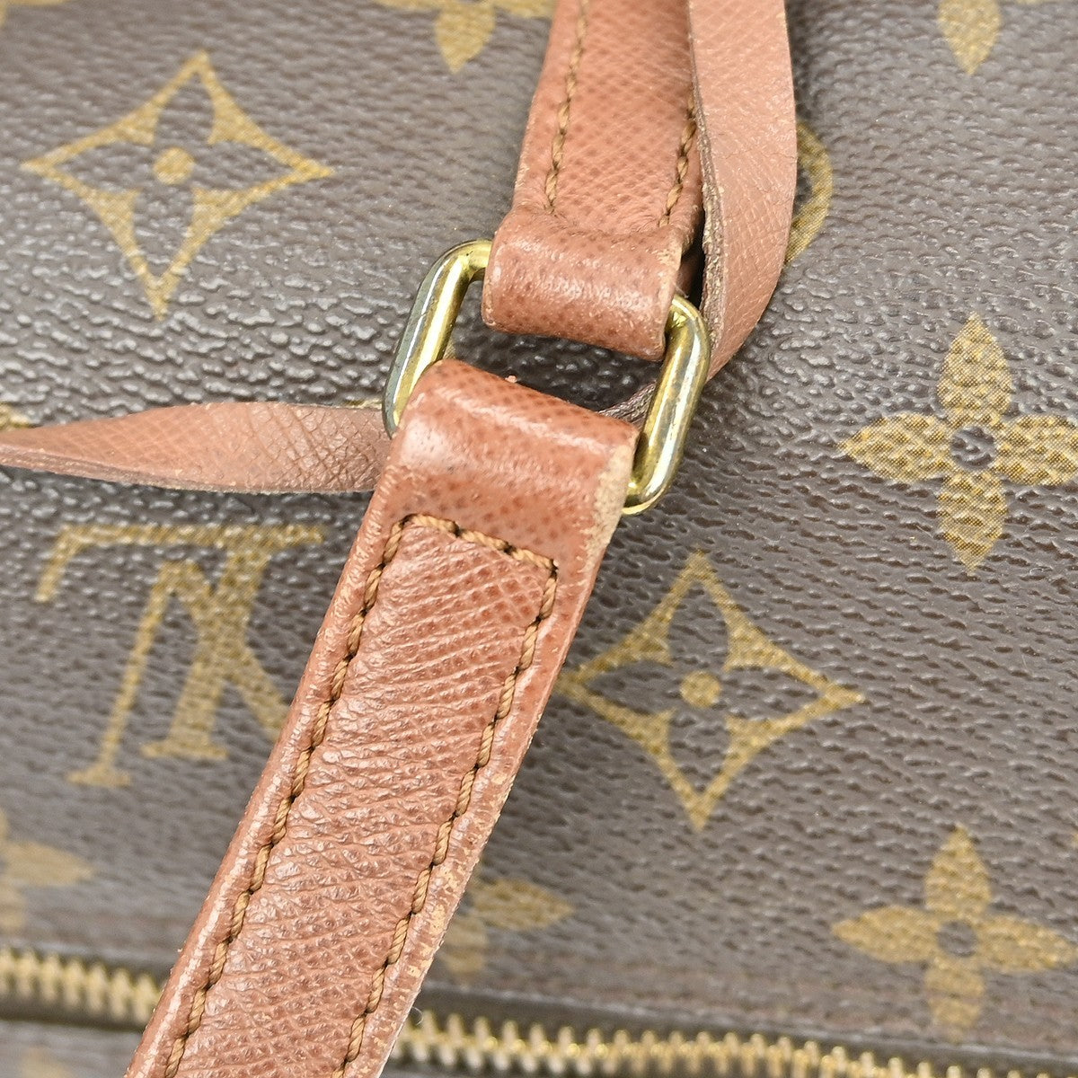 Louis Vuitton Papillon Handbag Monogram Canvas Brown Canvas Handbag (Pre-Owned)