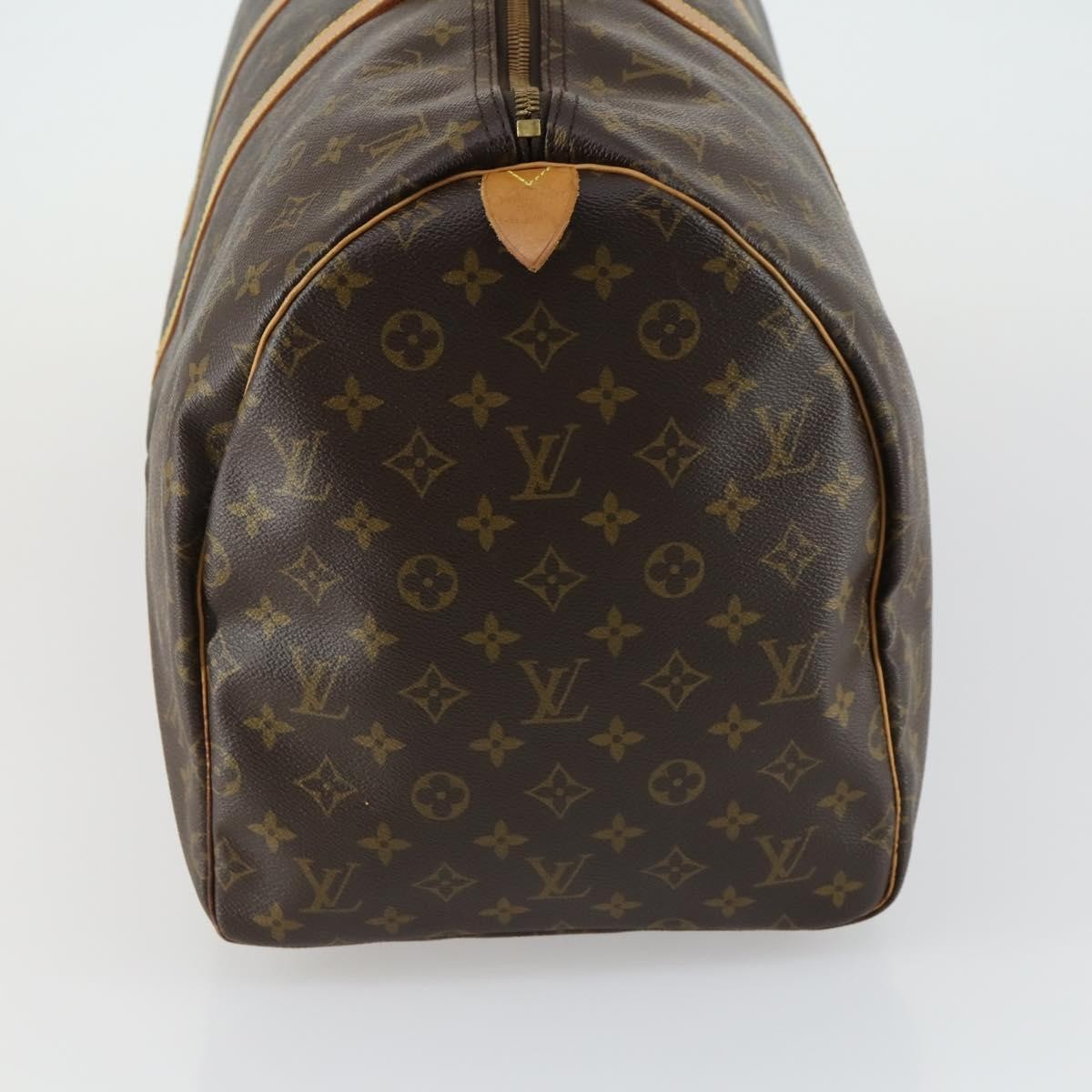 Louis Vuitton Keepall Bag Monogram Canvas Brown Canvas Travel Bag Bag (Pre-Owned)