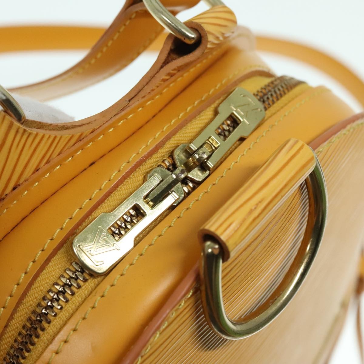 Louis Vuitton Mabillon Backpack Epi Leather Yellow Leather Backpack Bag (Pre-Owned)