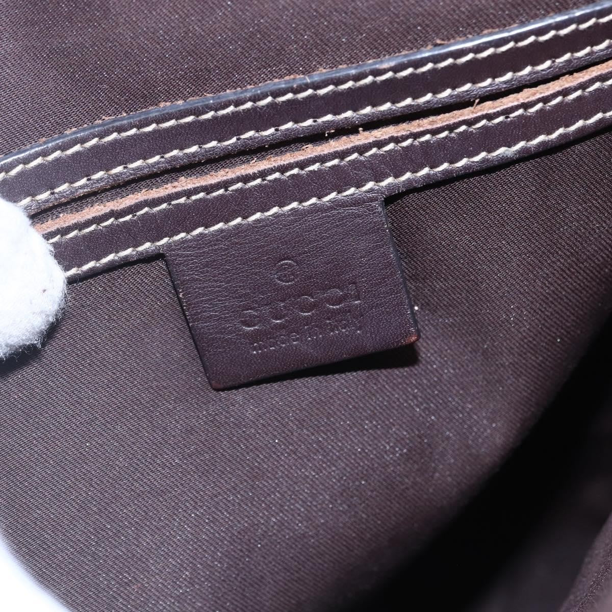 Gucci Flap Messenger Gg Coated Canvas Beige Canvas Shoulder Bag Bag (Pre-Owned)