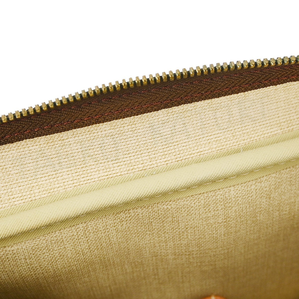 Louis Vuitton Deauville Handbag Monogram Canvas Brown Canvas Handbag (Pre-Owned)