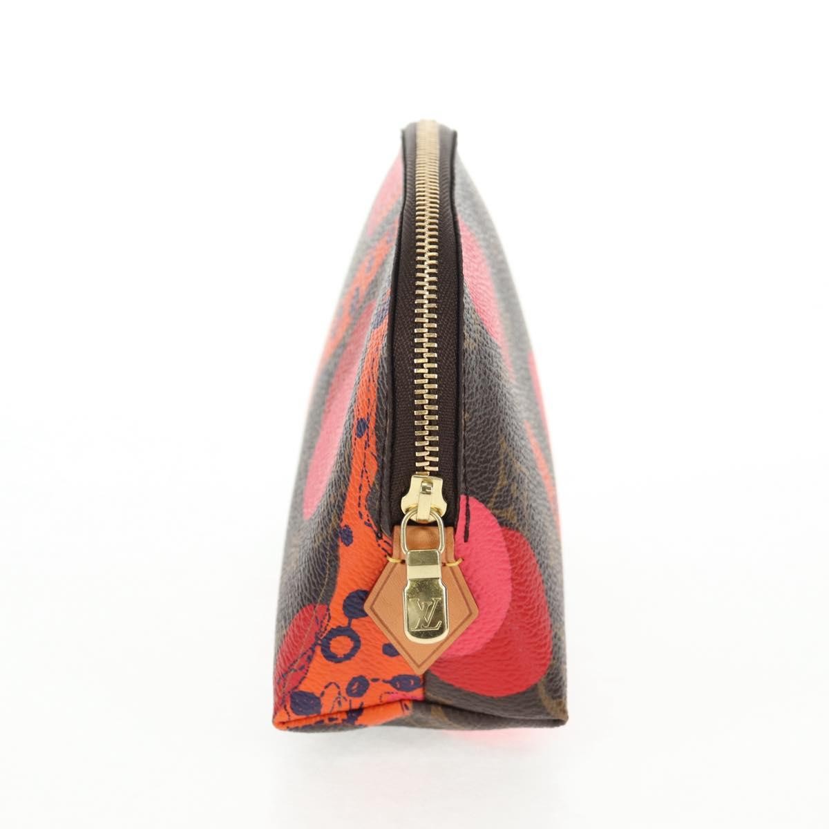 Louis Vuitton Cosmetic Pouch Limited Edition Monogram Jungle Dots Brown Canvas Bag (Pre-Owned)