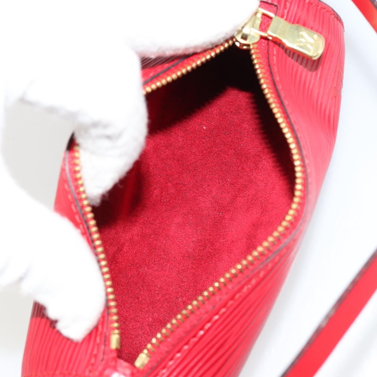 Louis Vuitton Soufflot Pochette Epi Leather Red Leather Clutche & Pouche Bag (Pre-Owned)