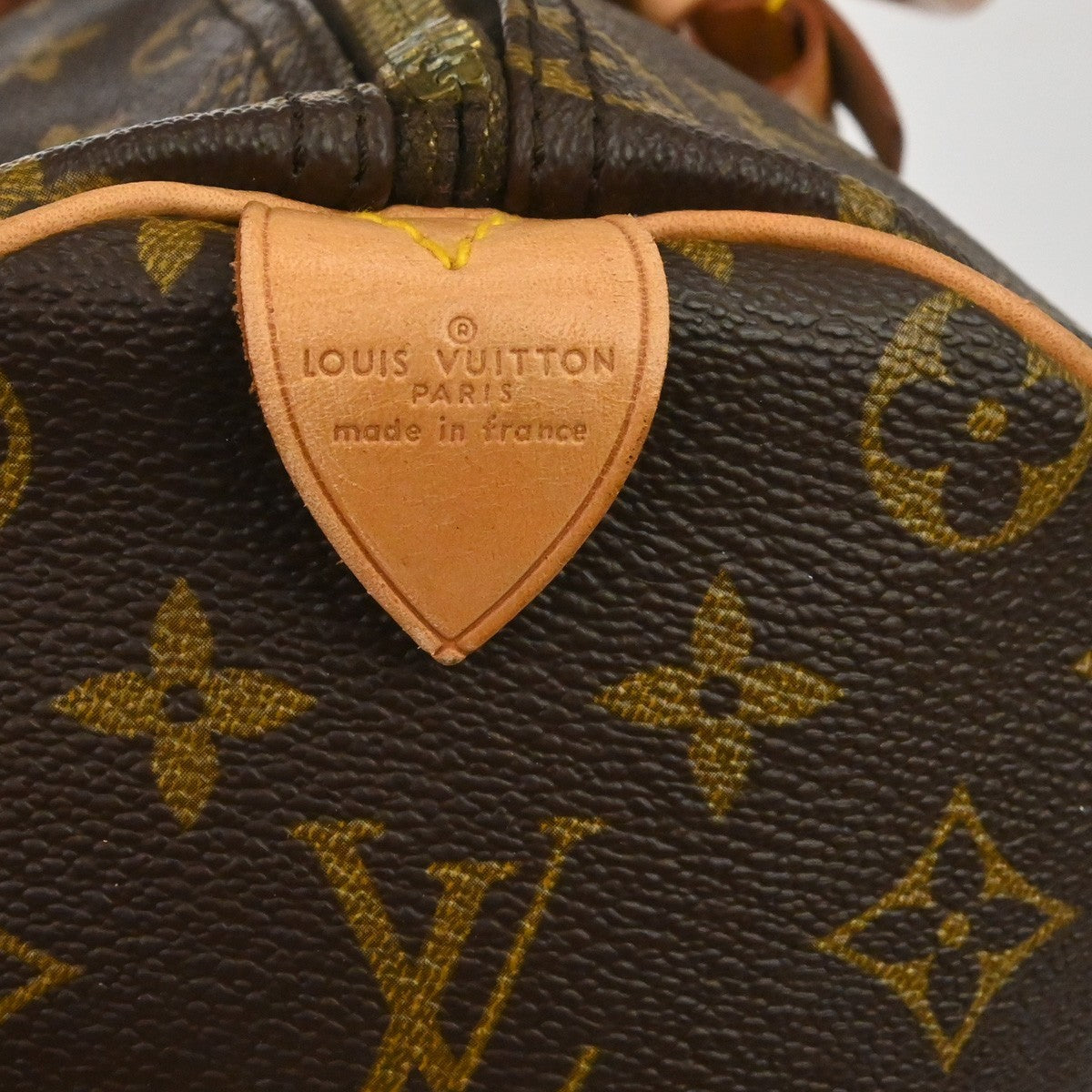 Louis Vuitton Keepall Bag Monogram Canvas Brown Canvas Travel Bag Bag (Pre-Owned)