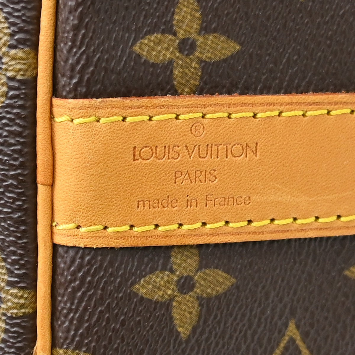 Louis Vuitton Keepall Bandouliere Bag Monogram Canvas Brown Canvas Travel Bag Bag (Pre-Owned)