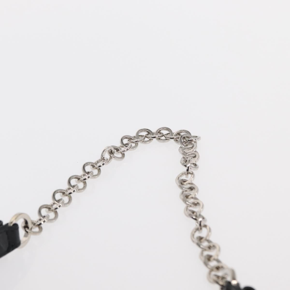 Salvatore Ferragamo Gancini Chain Shoulder Bag Patent Leather Black Patent_Leather Shoulder Bag Bag (Pre-Owned)
