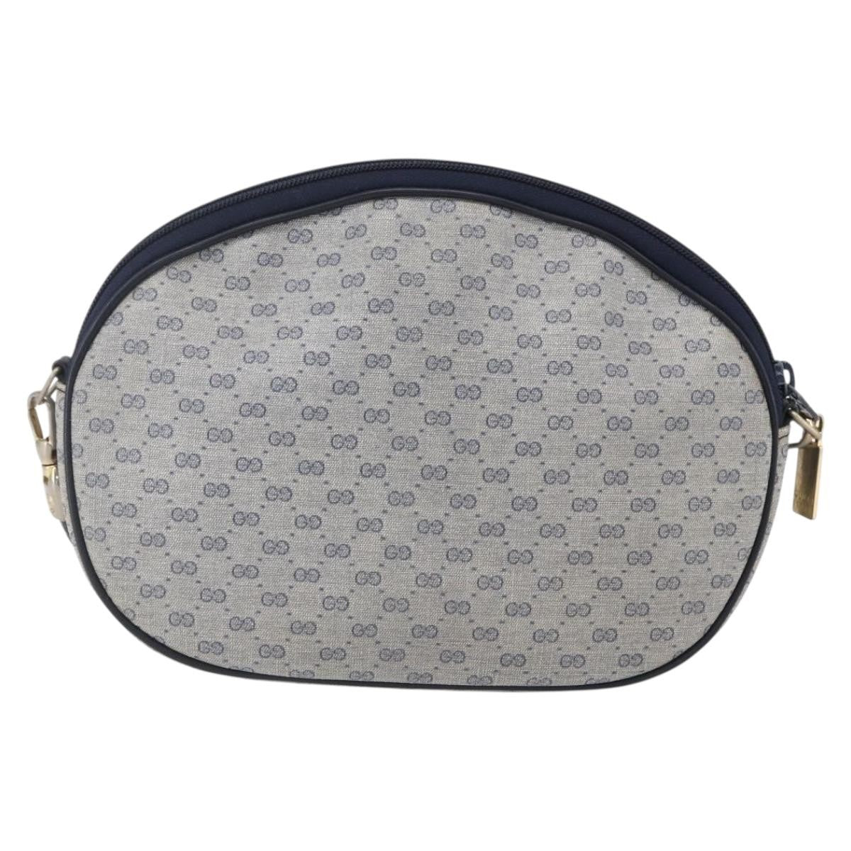 Gucci Micro Gg Supreme Shoulder Bag Gg Canvas Navy Canvas Shoulder Bag Bag (Pre-Owned)