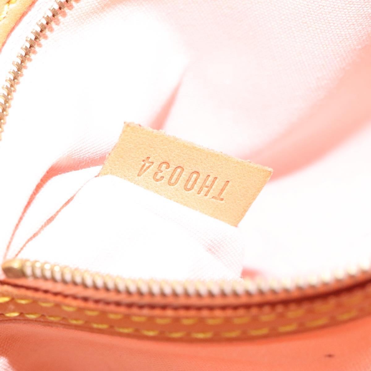 Louis Vuitton Reade Handbag Monogram Vernis Beige Patent_Leather Handbag (Pre-Owned)
